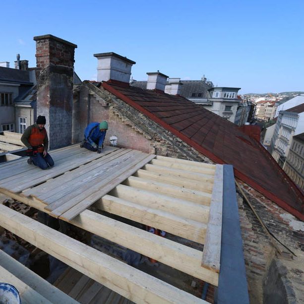 dach das grade ausgebaut wird